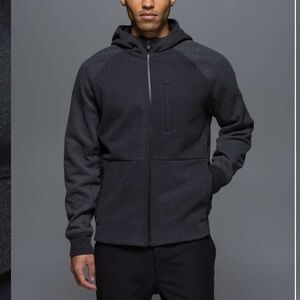 Lululemon Best Coast Hoodie Mens Heathered Dark Gray Heathered black Size‎ Large